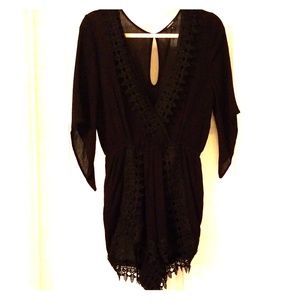 Ambience Crochet Lace Romper